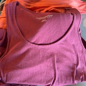 Soft Surroundings tank style full length dress with pockets. Size Medium.